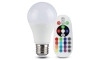 LED RGB Stmívatelná žárovka A60 E27/8,5W/230V 3000K + dálkové ovládání